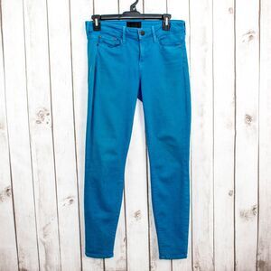 Vince Skinny Jeans in Bright Teal Blue